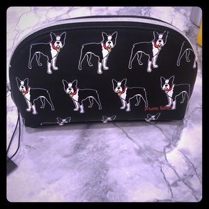 NWT Marc Tetro Boston Terrier Cosmetic Bag